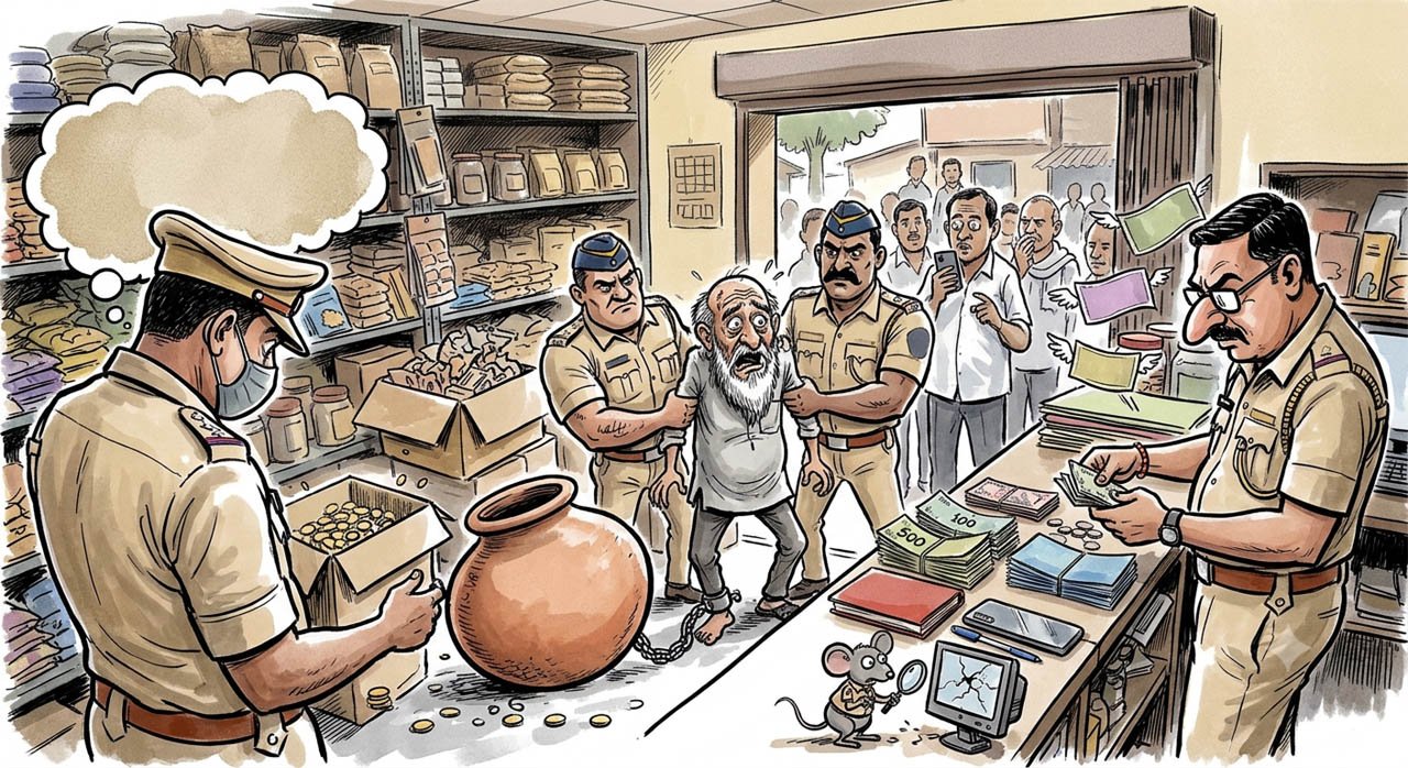 पाटणसई येथे मटका जुगारावर छापा, ५,९५० रुपयांचा मुद्देमाल जप्त; नागोठणे पोलीस ठाण्याची कारवाई