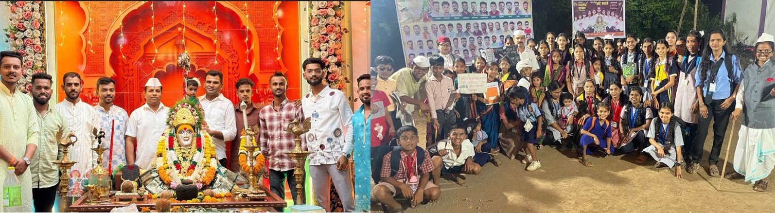 गावठण येथे शिवमुद्रा मित्र मंडळाचा नवरात्र उत्सव मोठ्या उत्साहात संपन्न